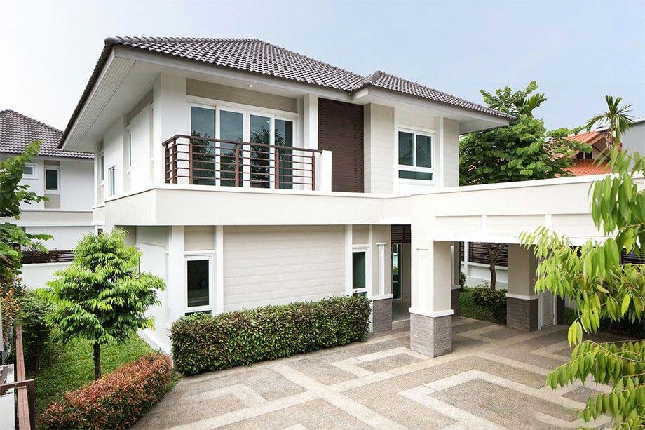 Mẫu nhà 2 tầng mái Nhật 1