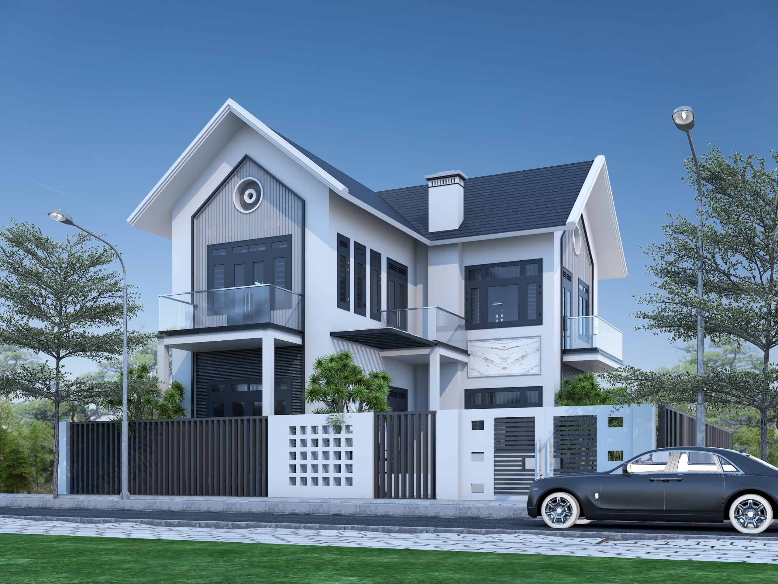 Nhà mái Thái có giá trị thẩm mỹ cao