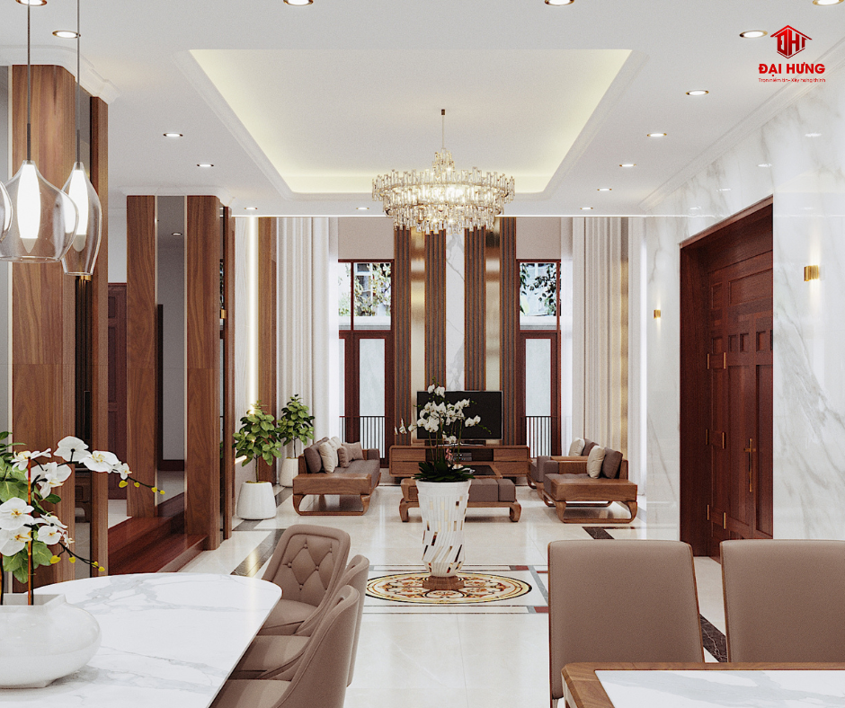 thiết kế nội thất nhà chú Quyến