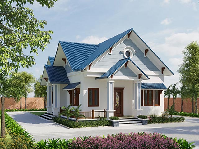 Nhà vườn mái Thái cấp 4