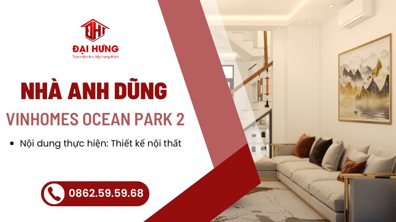 Thiết kế nội thất nhà anh Dũng