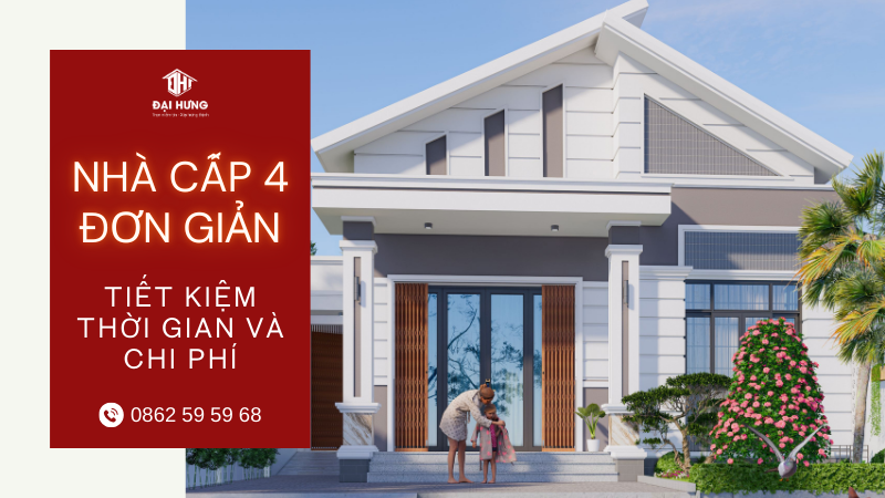Xây nhà cấp 4 đơn giản