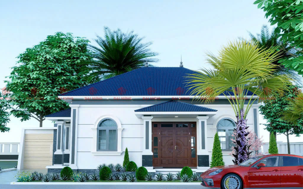 Bản vẽ 3D nhà chú Tuấn