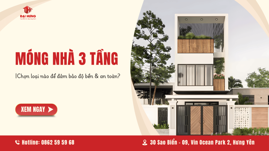 THIẾT KẾ MÓNG BĂNG NHÀ 3 TẦNG VỚI BẢN VẼ CHI TIẾT VÀ TIÊU CHUẨN KỸ THUẬT